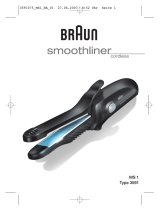 Braun MS1, smoothliner cordless User manual
