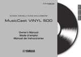 Yamaha MUSICCAST VINYL 500 User manual