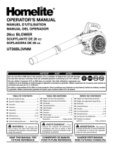 Homelite  UT26BL3VNM Owner's manual