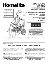 Homelite ut80522d Owner's manual