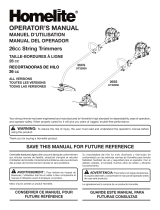 Homelite UT32600 User manual