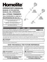 Homelite UT33600 Owner's manual