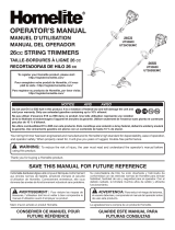 Homelite UT26SSEMC Owner's manual