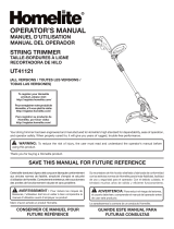 Homelite ut41121 Owner's manual