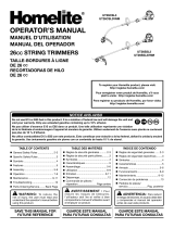 Homelite ut26csl3, ut26ssl3 Owner's manual
