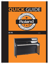 Roland LX-15 (Sort højglans) User guide