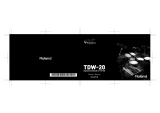 Roland TDW-20 Owner's manual