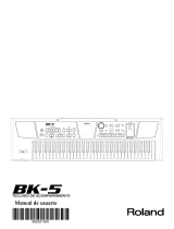 Roland BK-5 User manual
