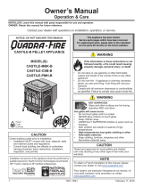 Quadrafire Castile Pellet Stove Owner's manual