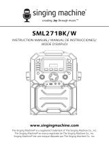 SingingMachine SML271BK/W User manual