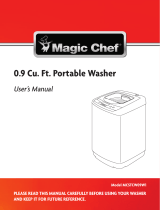 Magic Chef 0.9 Cu. Ft. Portable Washer User manual