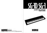 Korg SG-1 Owner's manual