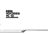 Korg VC-10 Owner's manual