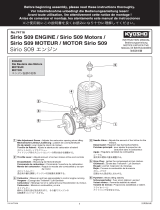 Kyosho No.74116 Sirio S09 ENGINE User manual