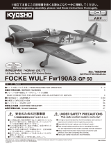 Kyosho No.11873 Focke Wulf Fw190A3 GP50 User manual