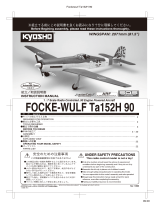 Kyosho No.11895 FOCKE-WULF Ta152H 90 User manual