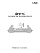 NEC テーブル投写用取付ユニット NP01TK Owner's manual