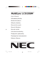 NEC MultiSync LCD1550VM Owner's manual