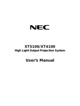 NEC XT4100 Owner's manual