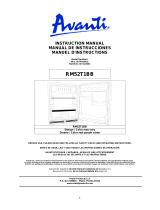 Avanti RM52T1BB User manual