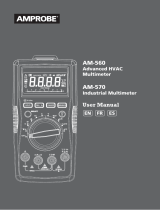 Amprobe AM-560 & AM-570 Mutimeter User manual