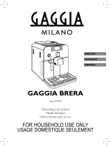 Gaggia Brera Owner's manual