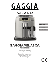 Gaggia Velasca Prestige Owner's manual
