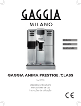 Gaggia Anima Class Owner's manual