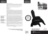 HoMedics DeStress Spa Recliner Owner's manual