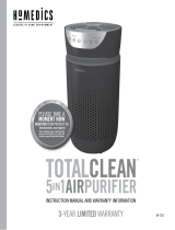 HoMedics TOTAL CLEAN AP-T20 Owner's manual