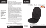 HoMedics BK-P100BLT 5 Motor Back Massager User manual