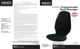 HoMedics BK-P300 / BKP-300-2 10-Motor Programmable Back Massager User manual