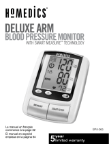 HoMedics BPA-065 Deluxe ARM Blood Pressure Monitor User manual