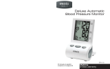 HoMedics BPA-150 Deluxe Automatic Blood Pressure Monitor User manual