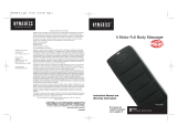 HoMedics MM-5MH Instruction book