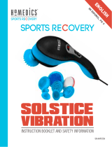 HoMedics SR-HHP255H Sports Recovery Solstice Vibration Owner's manual