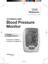 HoMedics Well at Walgreens Automatic Arm Blood Pressure Monitor User manual