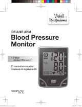 HoMedics Well at Walgreens Delux Arm Blood Pressure Monitor Owner's manual