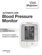 HoMedics Well at Walgreens Automatic Arm Blood Pressure Monitor Owner's manual