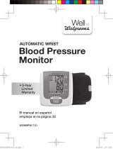 HoMedics Well at Walgreens Automatic Wrist Blood Pressure Monitor Operating instructions