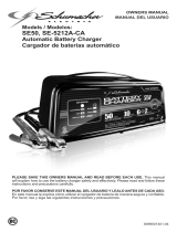 Schumacher SE-5212A-CA - Automatic Battery Charger Owner's manual