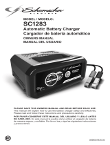Schumacher SC1283 55A 6V/12V Battery Charger/Engine Starter Owner's manual