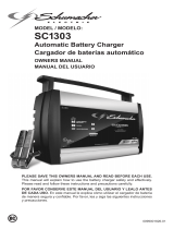 Schumacher SC1303 10A 6V/12V Fully Automatic Battery Charger Owner's manual