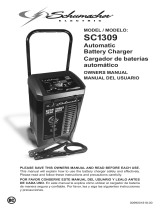Schumacher SC1309 6<>2/40/200A 6/12V Fully Automatic Battery Charger/Engine Starter Owner's manual