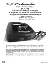 Schumacher Electric SC1308 100A 6V/12V Fully Automatic Battery Charger/Engine Starter Owner's manual