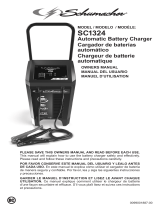 Schumacher Electric SC1324 200A 12V Automatic Battery Charger/Engine Starter Owner's manual