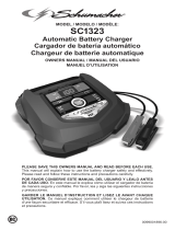 Schumacher SC1323 15A Rapid Charger for Automotive and Marine Batteries Owner's manual