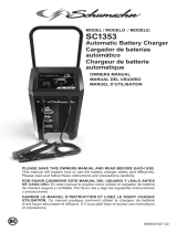 Schumacher SC1353 6<>2/40/200A 6/12V Fully Automatic Battery Charger/Engine Starter Owner's manual