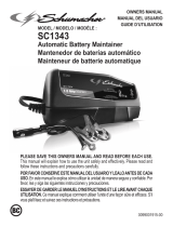 Schumacher SC1343 1.5A 6V/12V Fully Automatic Battery Maintainer Owner's manual