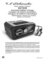 Schumacher SC1339 10A 12V Fully Automatic Battery Charger Owner's manual